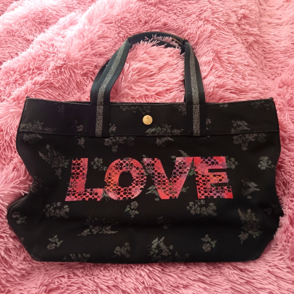 Coach Tote Bag Large Floral